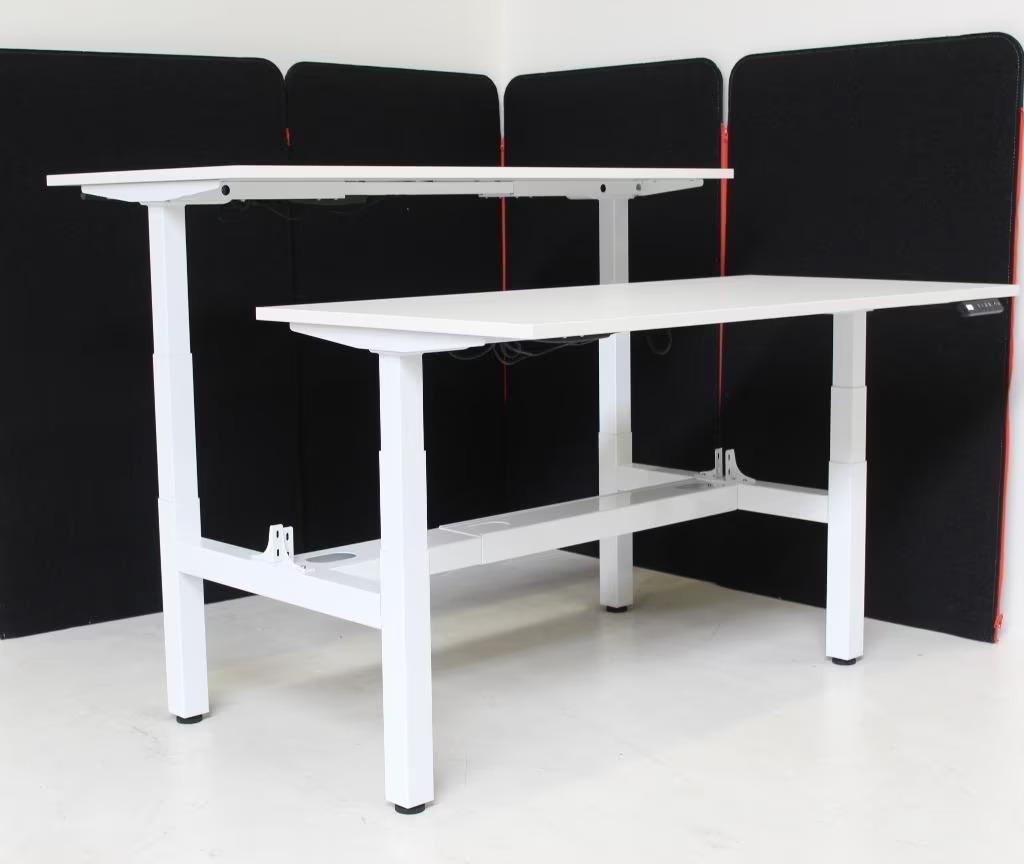 Duobureau, Duo Werkplek, Bureau, Zit-sta Bureau 140x80 cm, -, -, Nieuw, Ophalen of Verzenden