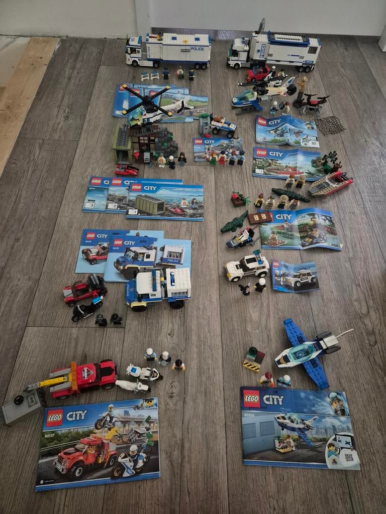 Lego city politie partij 11 setjes, Ophalen of Verzenden