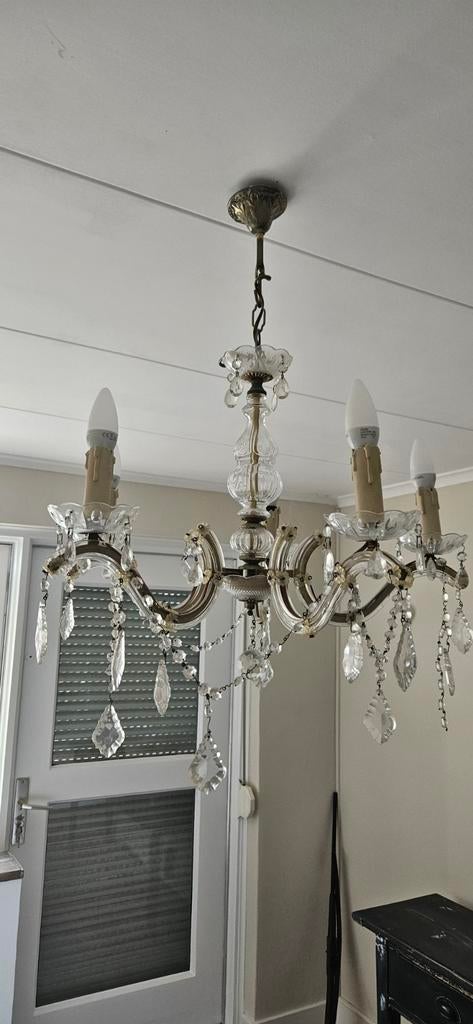 Kroonluchter, 5 arms, Ophalen of Verzenden