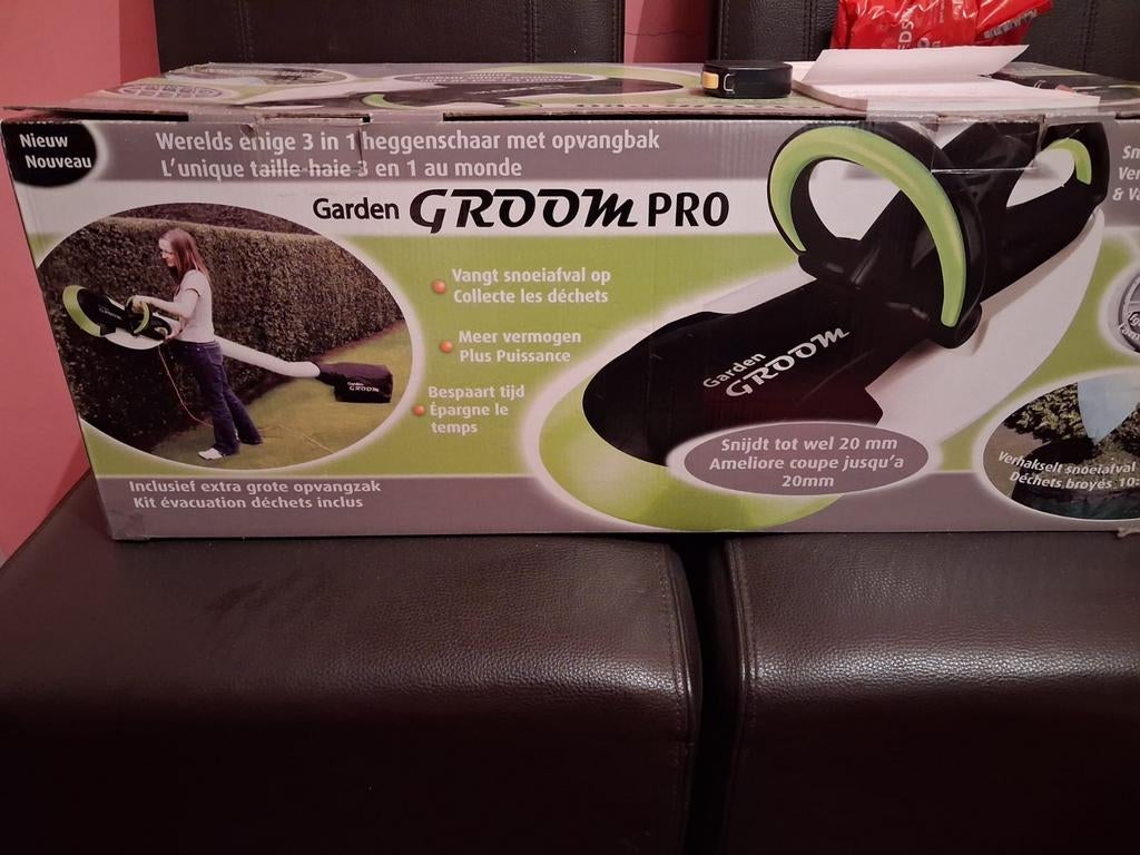 Heggenschaar  met opvang, Tuin en Terras, Ophalen, Gebruikt, Elektrisch