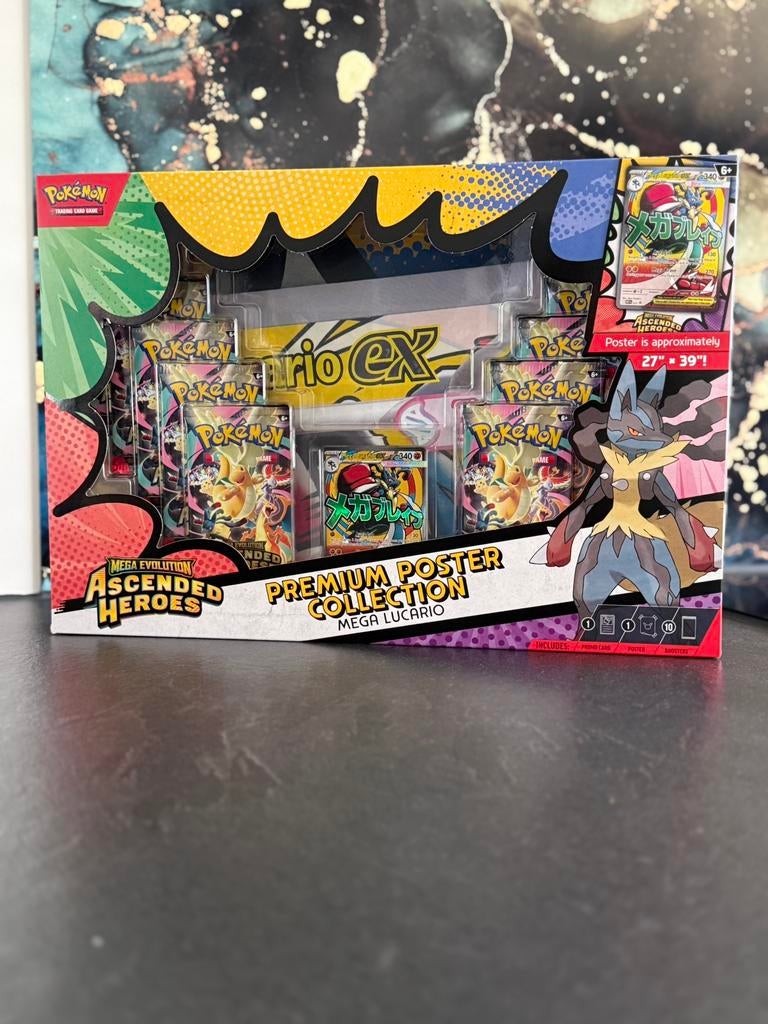 Pokemon Ascended Heroes Poster Collection, Ophalen, Nieuw, Boosterbox