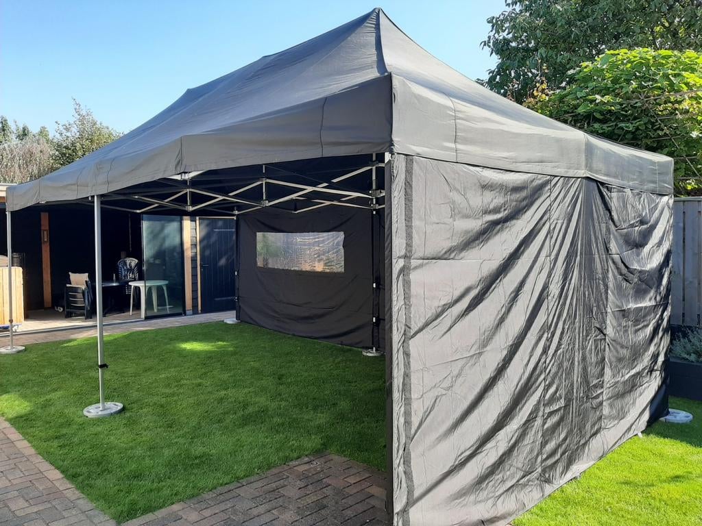 Te huur 8x4 easy up partytent, Hobby en Vrije tijd, Feestartikelen | Verhuur, Ophalen of Verzenden, Verjaardag