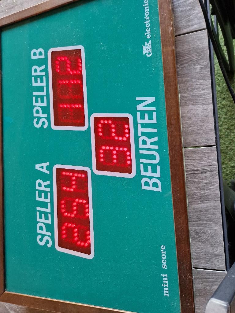 scorebord biljart, Ophalen, Gebruikt, Overige typen