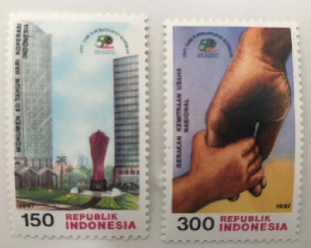 Indonesië 1997  Anniversary of Cooperratives (006), Ophalen of Verzenden, Postfris, Zuid-Azië