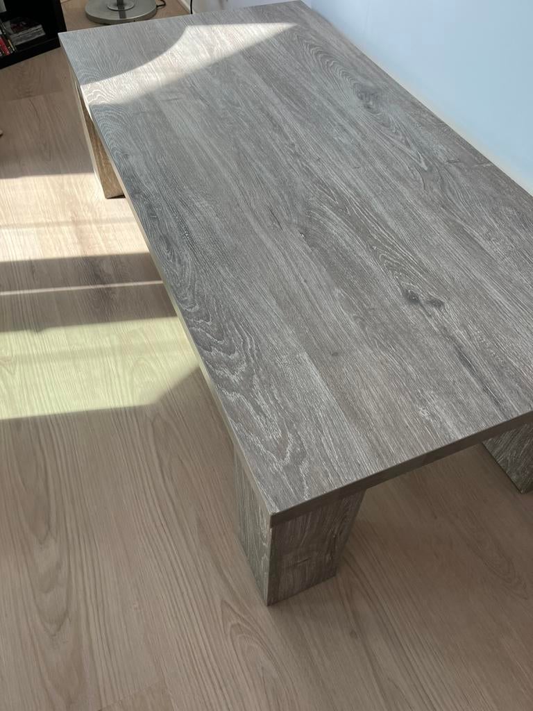 Salontafel lamulux, Huis en Inrichting, Tafels | Salontafels, 100 tot 150 cm, Zo goed als nieuw, Minder dan 50 cm, Rechthoekig