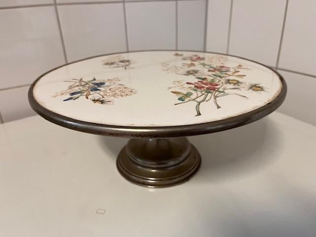 Porseleinen Gebakschaal / Taartplateau GEHEEL GAAF, Antiek en Kunst, Ophalen