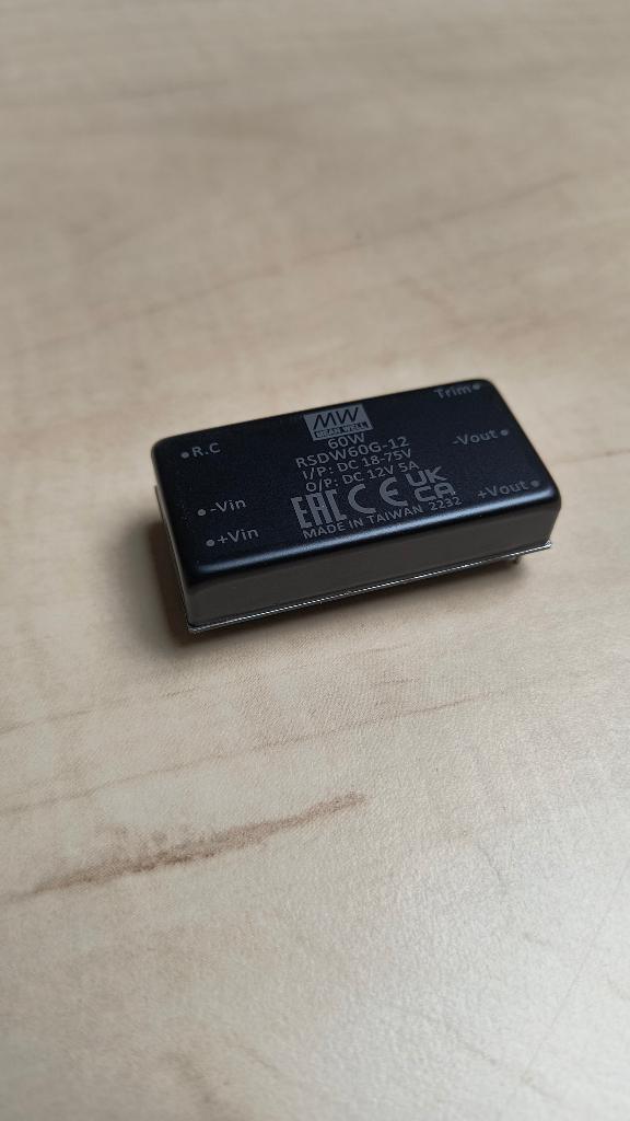 Convertor DCDC 60W;  RSDW60G-12, Hobby en Vrije tijd, Elektronica-componenten, Nieuw, Ophalen of Verzenden