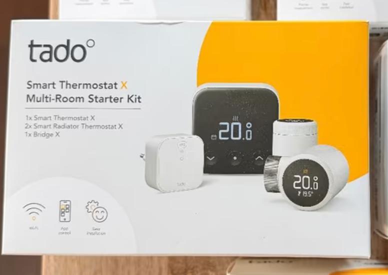 Tado X startersset (2 radiatorknoppen), Ophalen of Verzenden, Slimme thermostaat, Nieuw