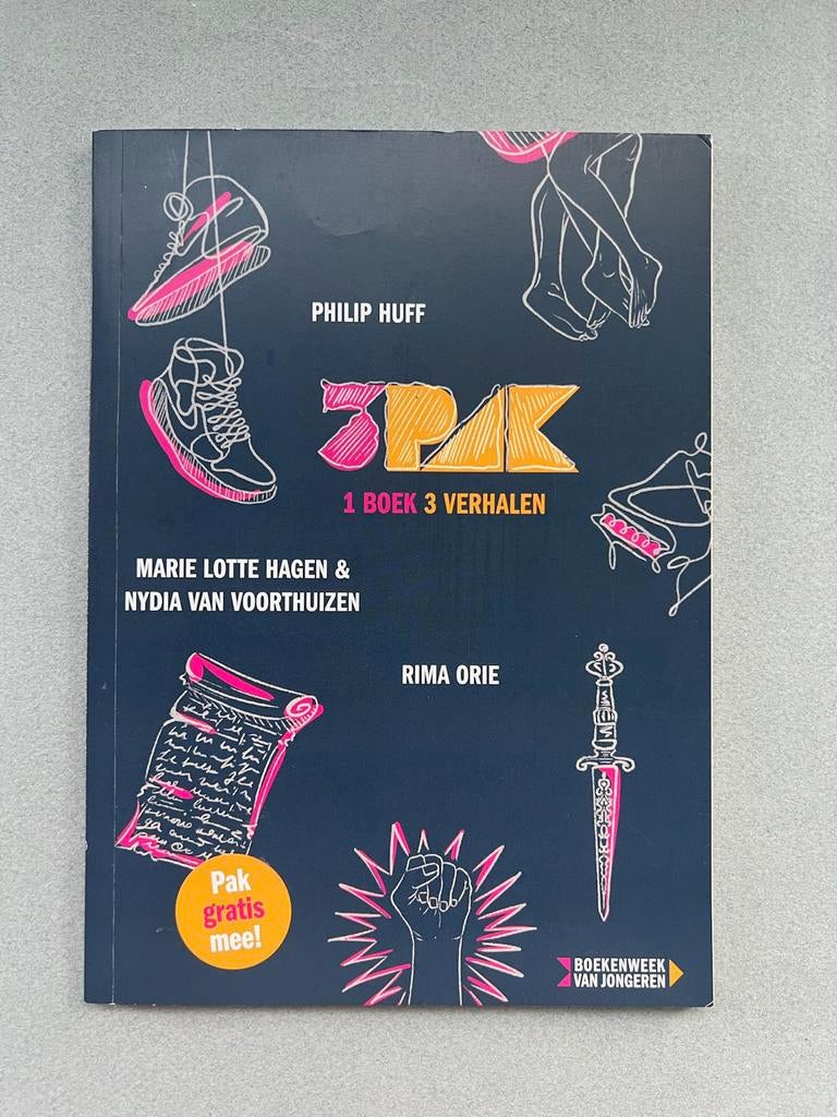 3Pak: 1 boek, 3 verhalen - Boekenweek van jongeren, Ophalen of Verzenden, Zo goed als nieuw, Fictie