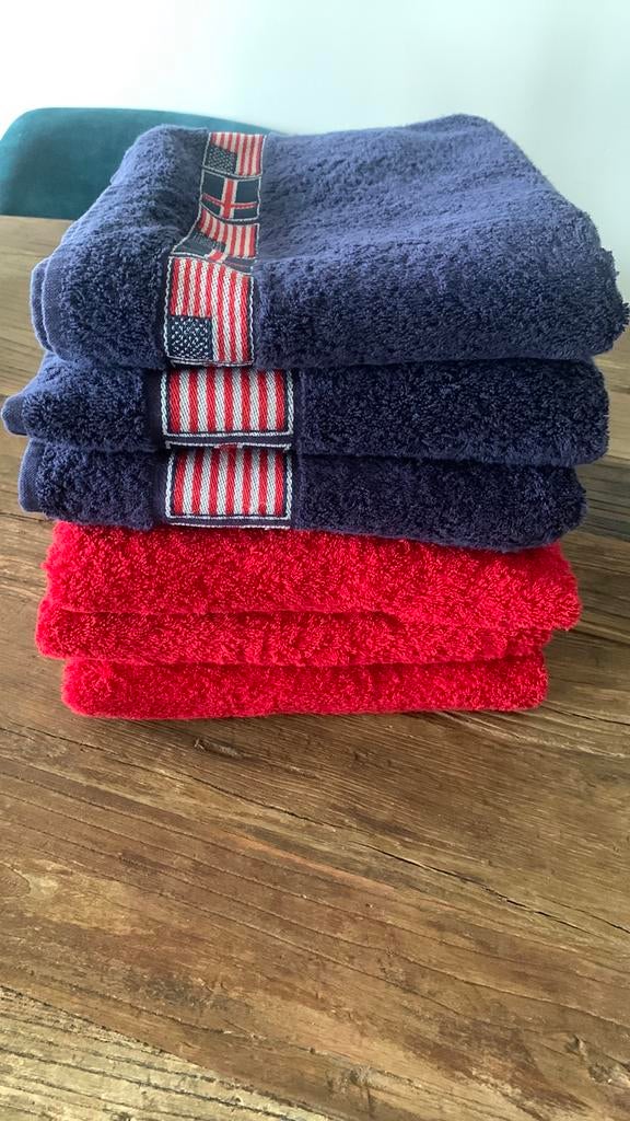 Van Dyck nieuwe handdoeken, Ophalen of Verzenden, Nieuw, Blauw, Handdoek