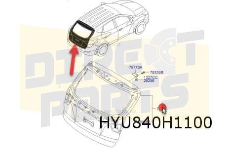 Hyundai	iX35 achterklep (3/10-1/18) Origineel! 737002S030, -, Nieuw, Ophalen of Verzenden, Achter