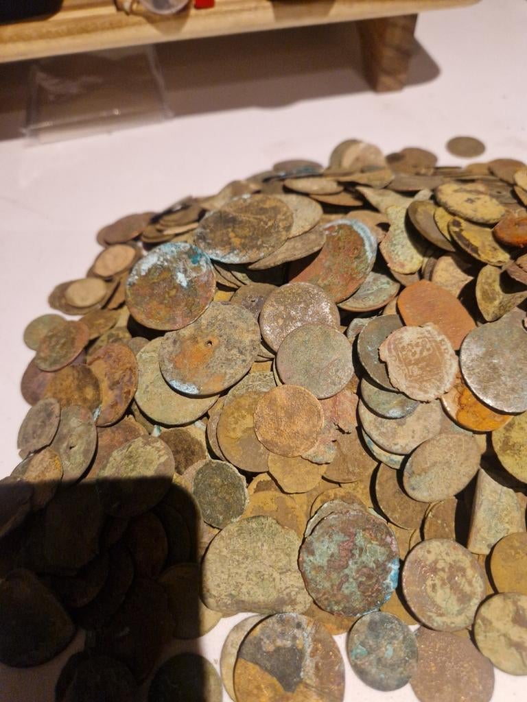 Lot oude munten., Ophalen of Verzenden, Nederland en Buitenland, Munten