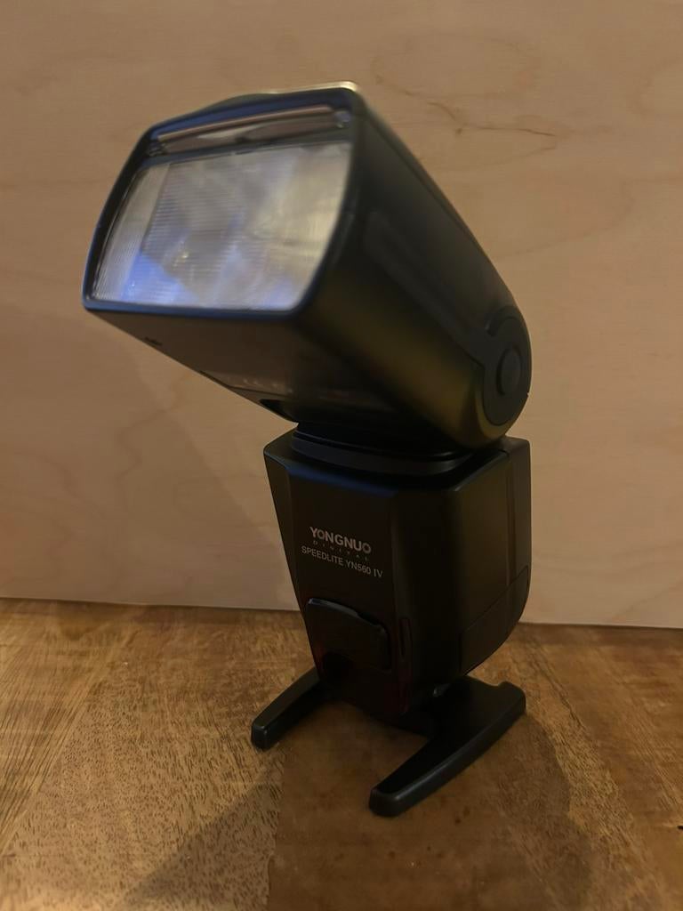 Yongnuo Speedlite YN560-IV, Audio, Tv en Foto, Fotografie | Flitsers, Zo goed als nieuw, Nikon, Kantelbaar, Ophalen of Verzenden