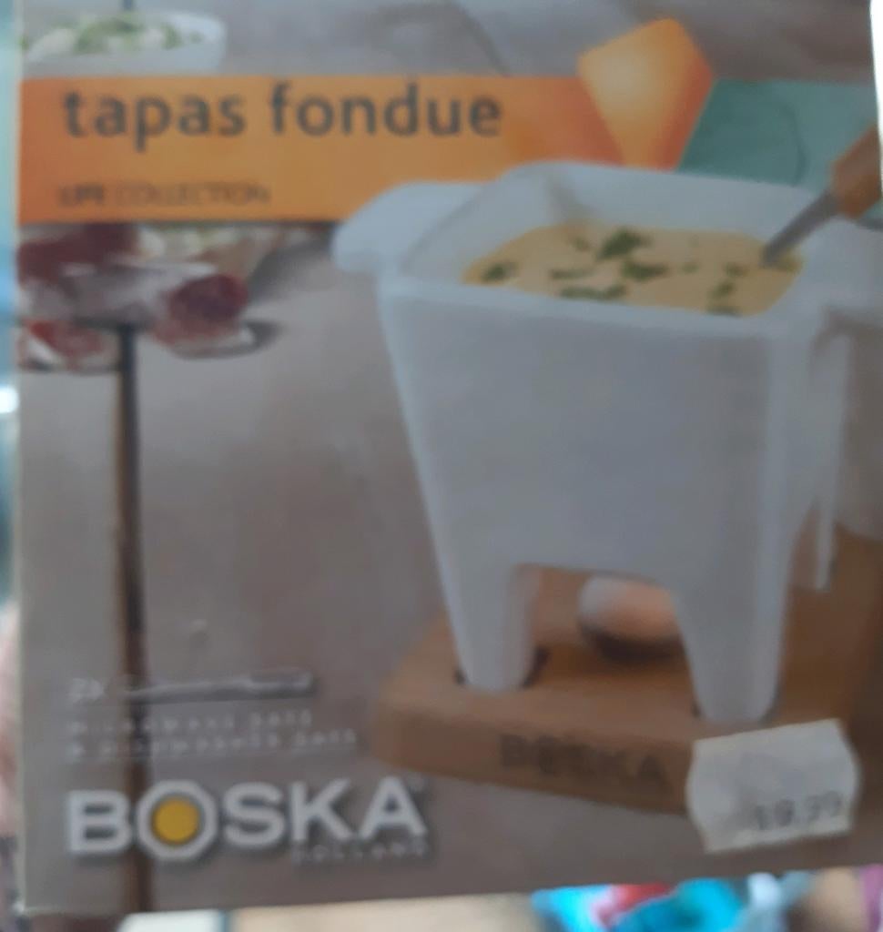 Boska Tapas Fondue Set - Nieuw in Doos, Ophalen, Nieuw, Waxinelicht, Fondueset