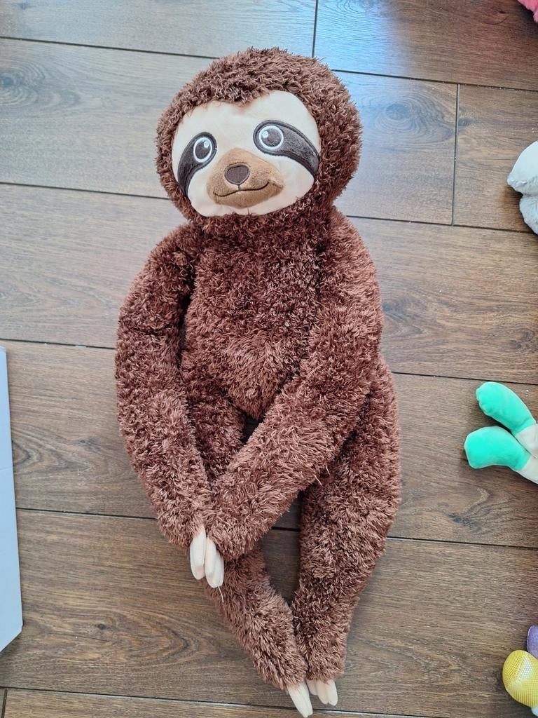 Bruine luiaard knuffel, Ophalen of Verzenden