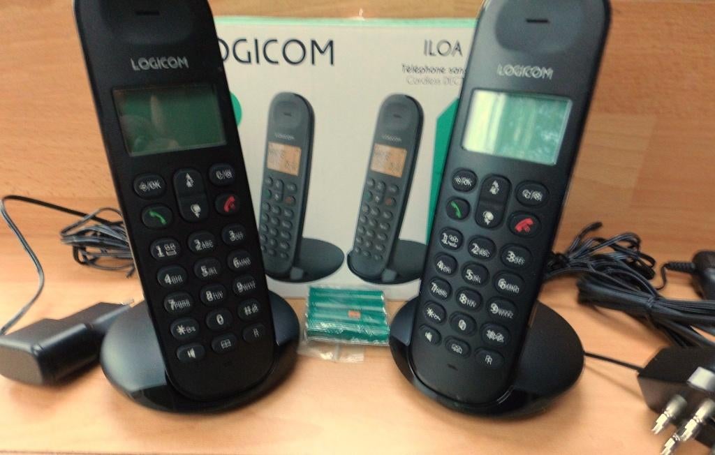 LOGICOM 2 vaste telefoontoestellen nieuw, nooit gebruikt, Ophalen of Verzenden, Nieuw, 1 handset