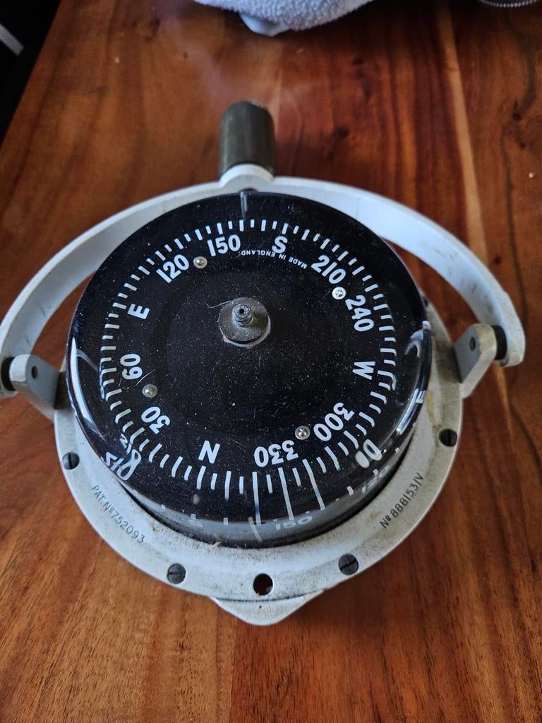 Antiek scheepskompas - Made in England, Ophalen of Verzenden