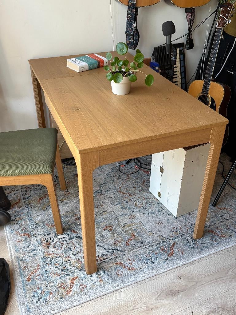 IKEA tafel Ekedalen uitschuifbaar, Huis en Inrichting, Tafels | Eettafels, Ophalen, Gebruikt, Eikenhout, 50 tot 100 cm