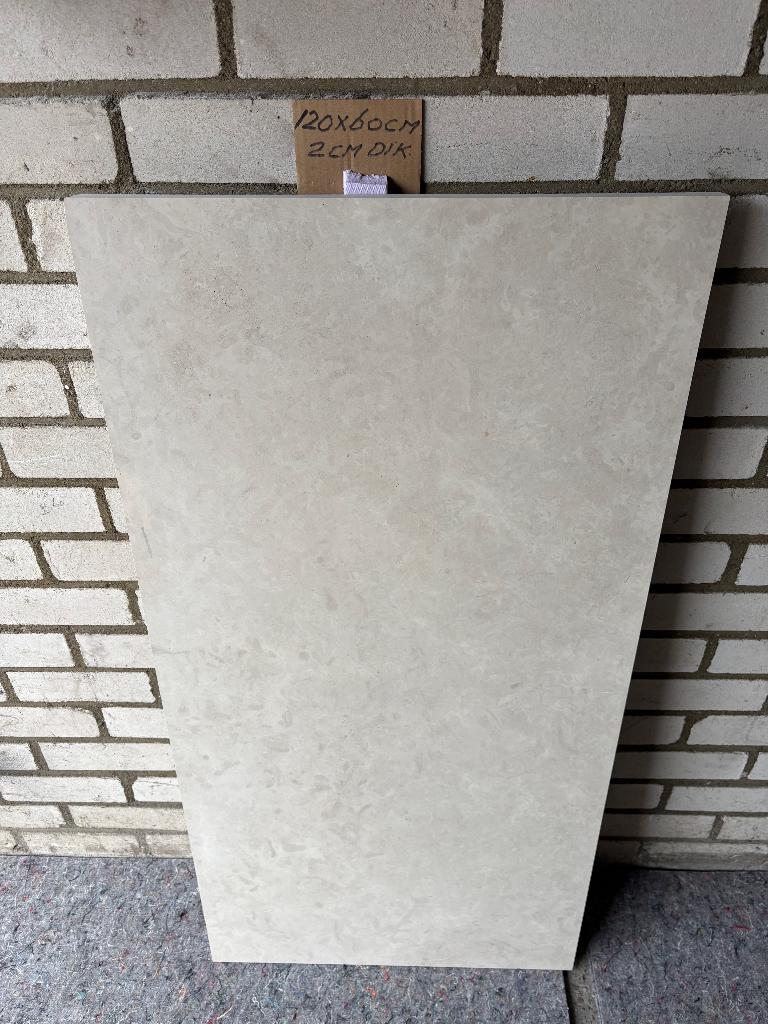 Buitenkeukenblad120x60x2cm voor een buitenkeuken/overkapping, Ophalen, Nieuw, Houtskool