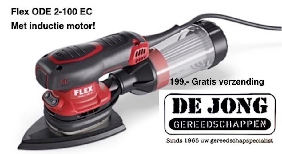Flex-tools ODE 2-100 EC Deltaschuurmachine De Beste keuze !, Ophalen of Verzenden, Nieuw, 1200 watt of meer, Vlakschuurmachine