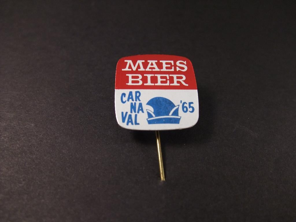 Belgische bierbrouwerij Alken-Maes, Carnaval 1965 ( Steek), Ophalen of Verzenden, Gebruikt, Overige onderwerpen
