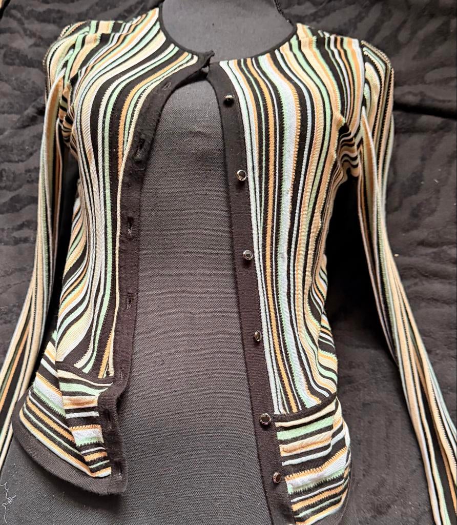 Gestreepte cardigan. Claudia Strater. Z.G.A.N., Ophalen of Verzenden, Zo goed als nieuw, Maat 36 (S), Overige kleuren