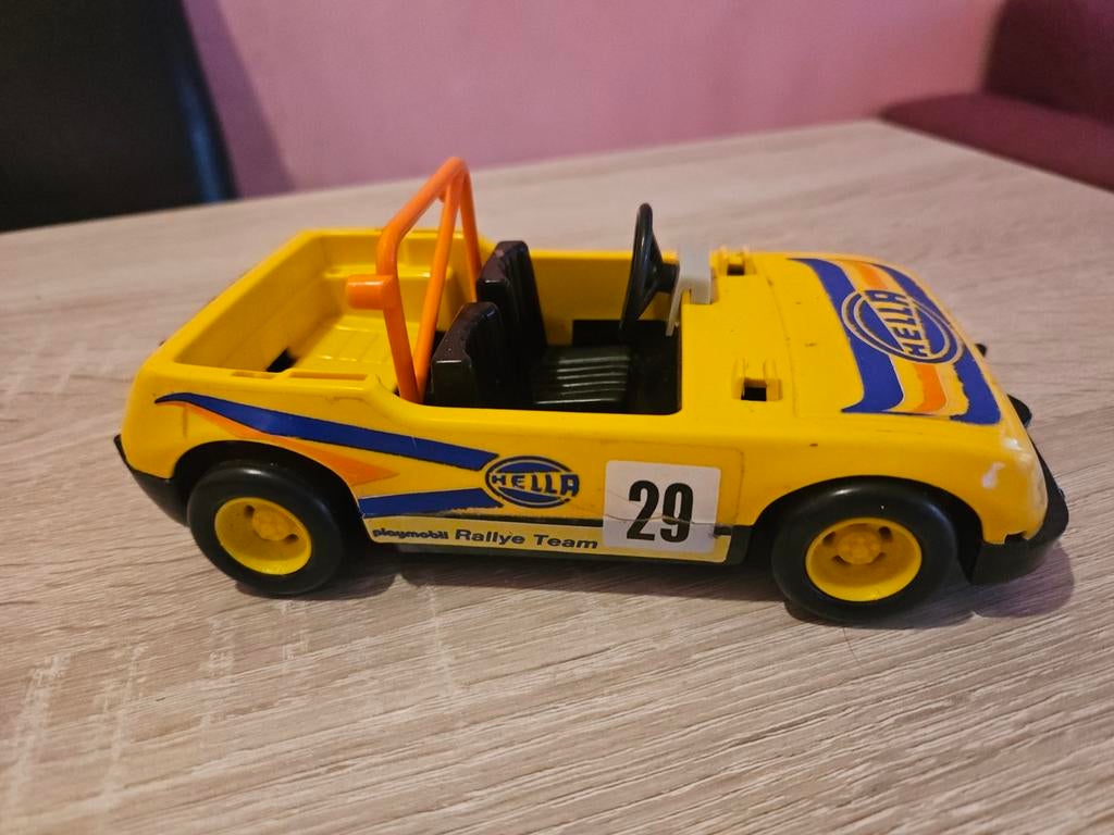 Vintage Playmobil Rally Auto Jaren '70 - Hella Valvoline, Ophalen of Verzenden, Gebruikt, Los playmobil