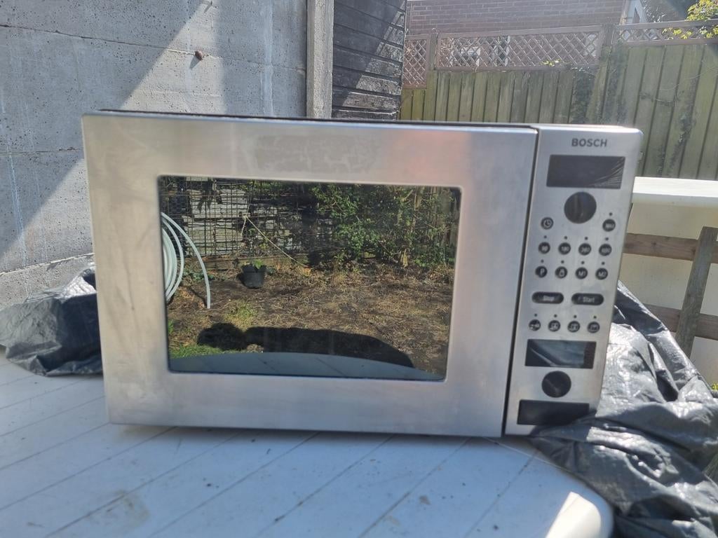 Bosch inbouw combimagnetron oven, Ophalen, Gebruikt, Oven, Inbouw