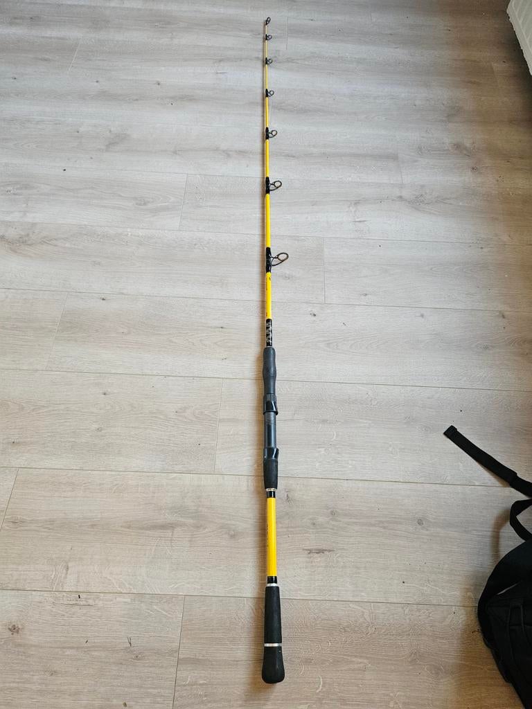 Meervalhengel black cat vettical ls, Ophalen, Werphengel