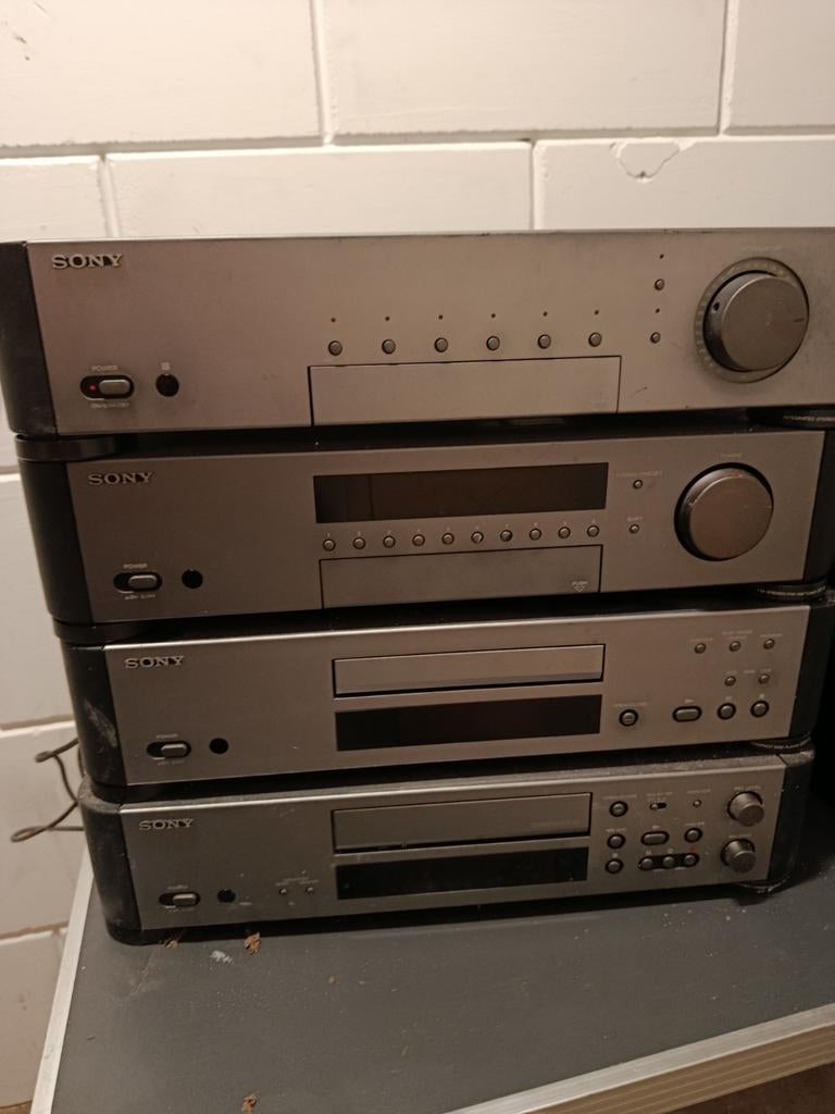 Sony stereo-set met losse componenten, Ophalen of Verzenden, Cassettedeck, Sony, Losse componenten