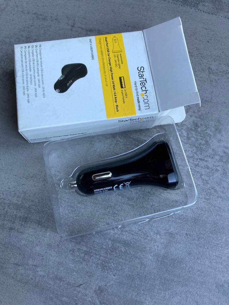 Startech auto usb charger, Ophalen of Verzenden, Nieuw