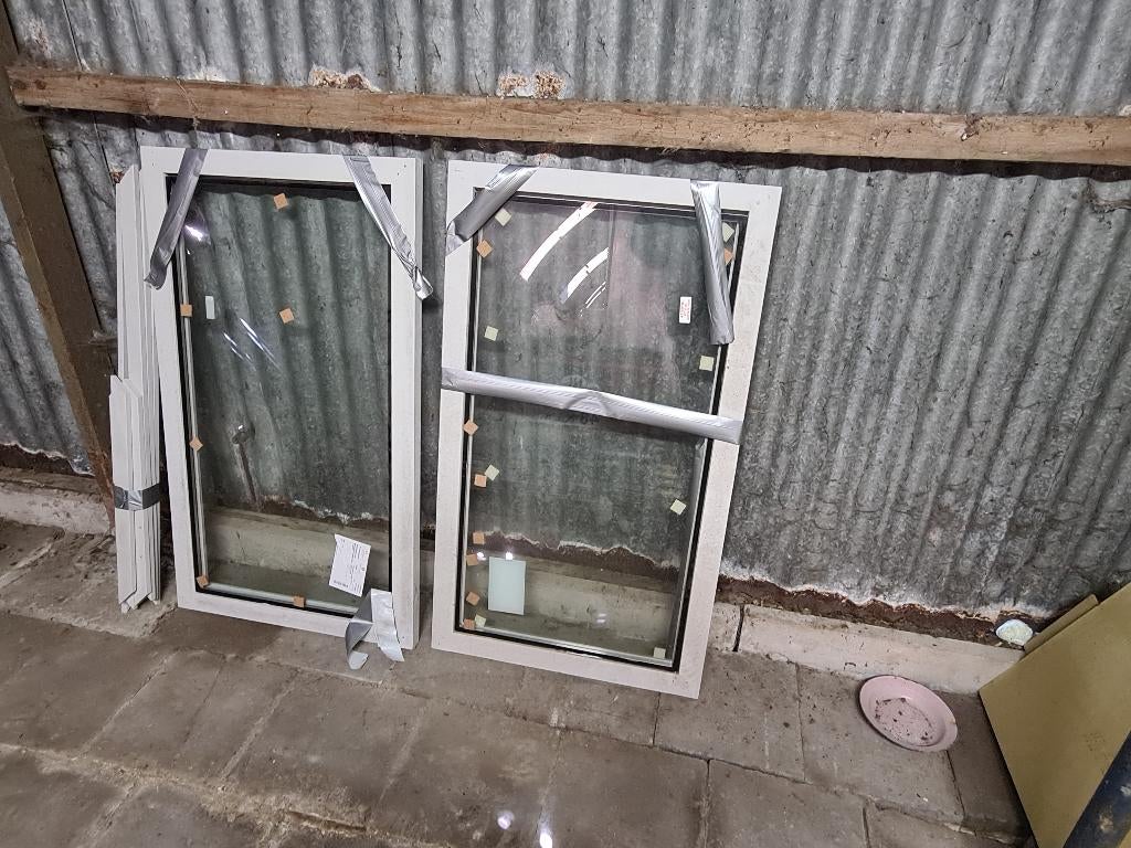 Ramen en kozijntje, Raamkozijn, Nieuw, Inclusief glas, 75 tot 150 cm