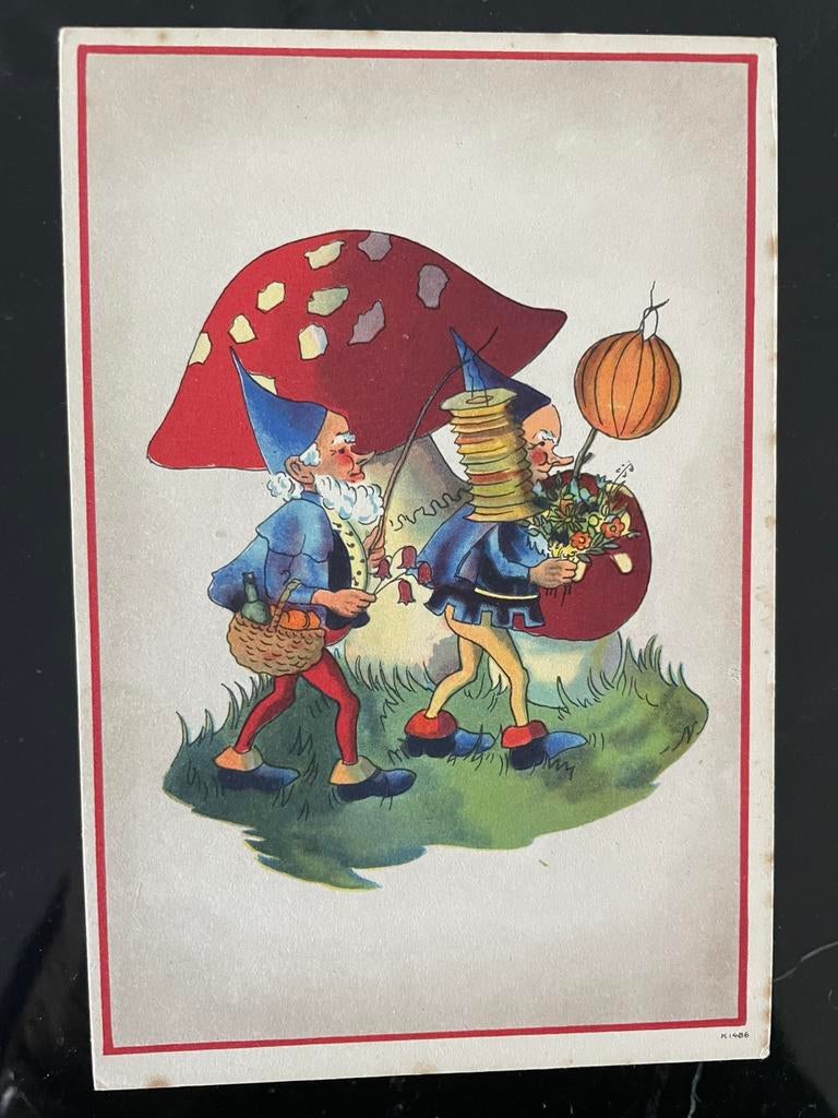 FRÉ COHEN - 2 kabouters paddestoel, Verzamelen, Ophalen of Verzenden, Ongelopen