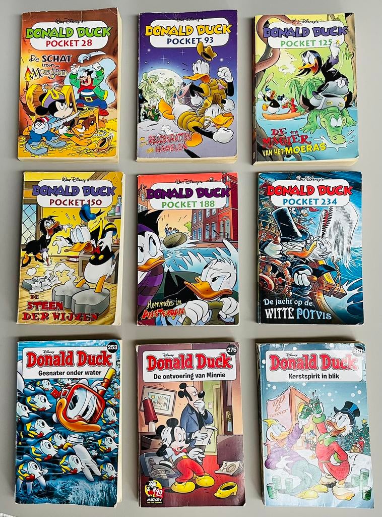 Donald Duck pocketboeken, Meerdere comics, Ophalen, Gelezen, Europa