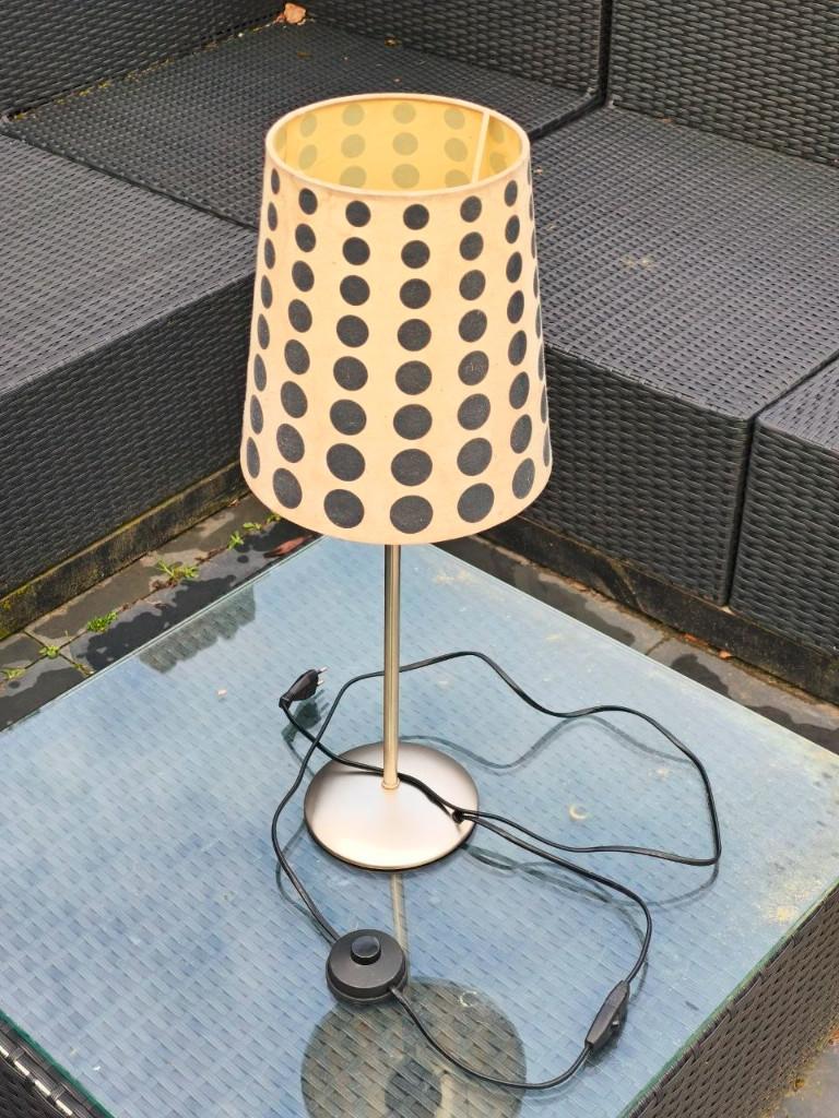 Vintage schemerlamp, Huis en Inrichting, Lampen | Tafellampen, Ophalen, Gebruikt, Ikea Stockholm Collectie, 50 tot 75 cm