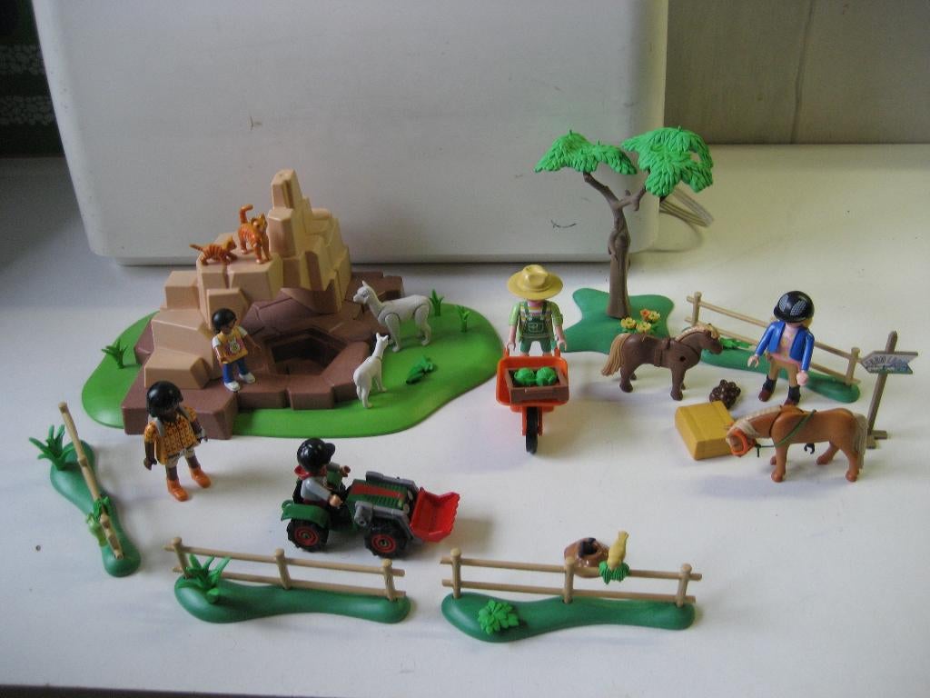 playmobil farmland set met alpaca's pony's  poezen, Ophalen of Verzenden, Zo goed als nieuw