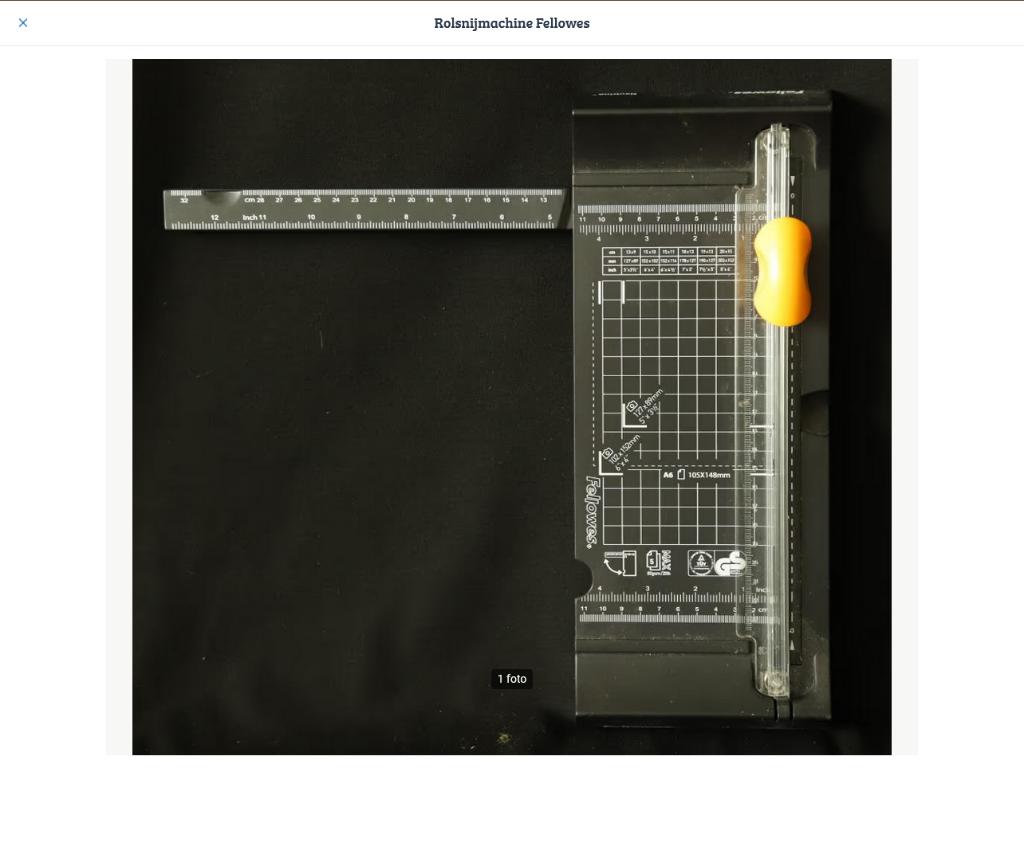 Rolsnijmachine, Diversen, Ophalen of Verzenden, Gebruikt