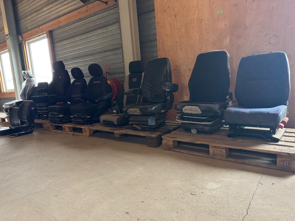 Stoelen graafmachine en shovels, Cat, Hitachi, Komatsu,Volvo, Ophalen of Verzenden