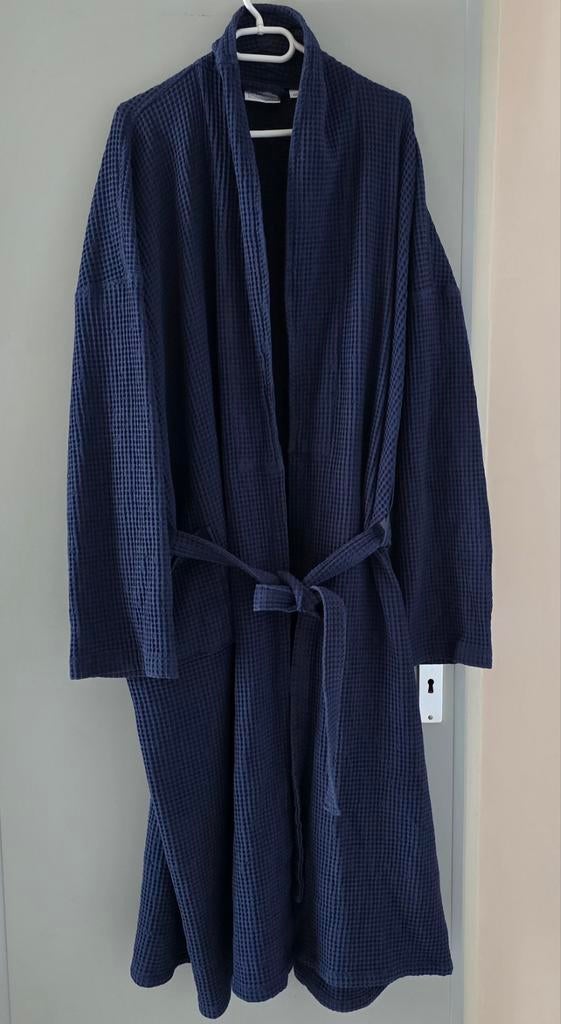 Heren badjas 6XL blauw wafelstof, Ophalen of Verzenden, Zo goed als nieuw, Linie Naturelle