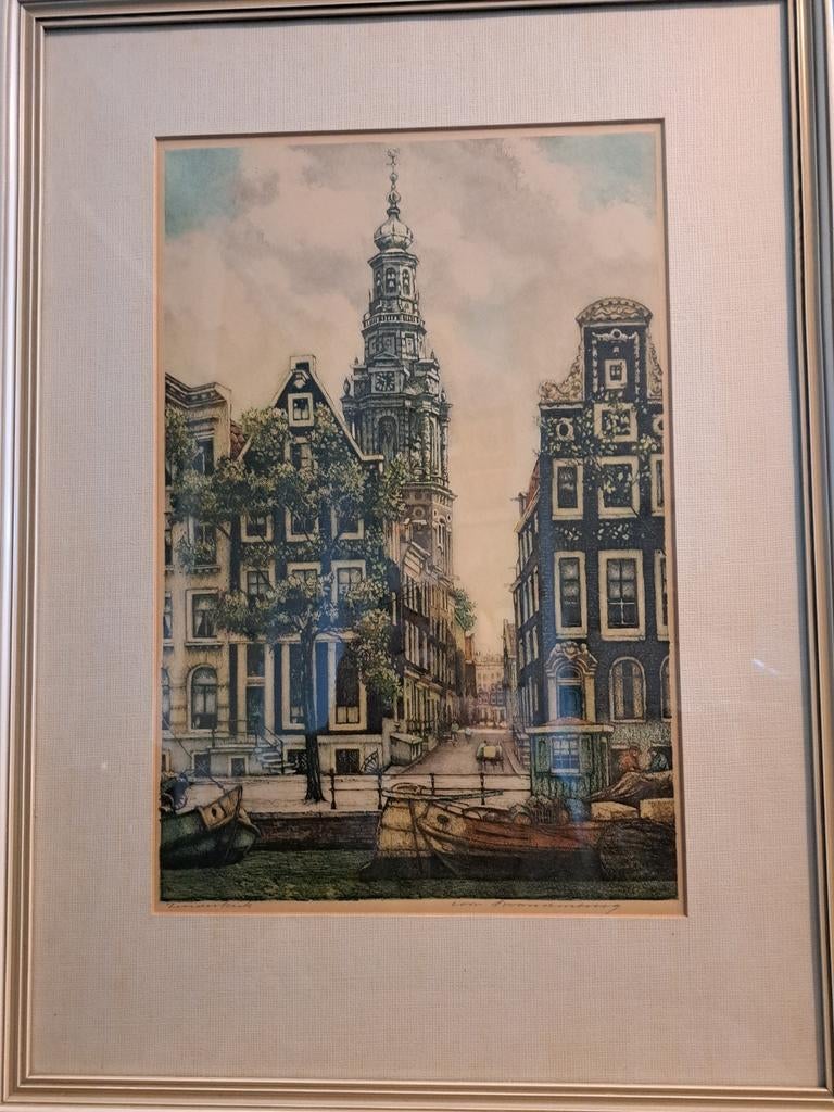 Cornelis Brandenburg, Zuiderkerk te Amsterdam., Antiek en Kunst, Ophalen