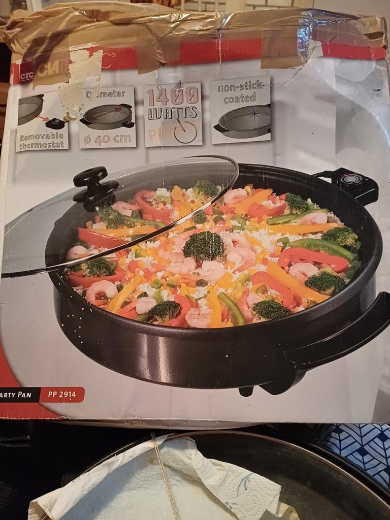 Party pan, Ophalen, Nieuw, Overige materialen, Koekenpan of Braadpan
