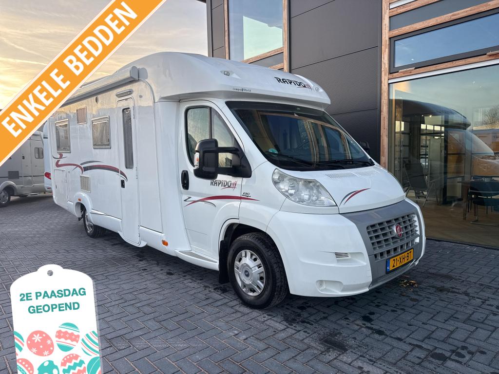 Rapido 7099 F top staat origineel Nederlands dak airco, Caravans en Kamperen, Campers, Luifel, Ringverwarming, Fiat, Rapido