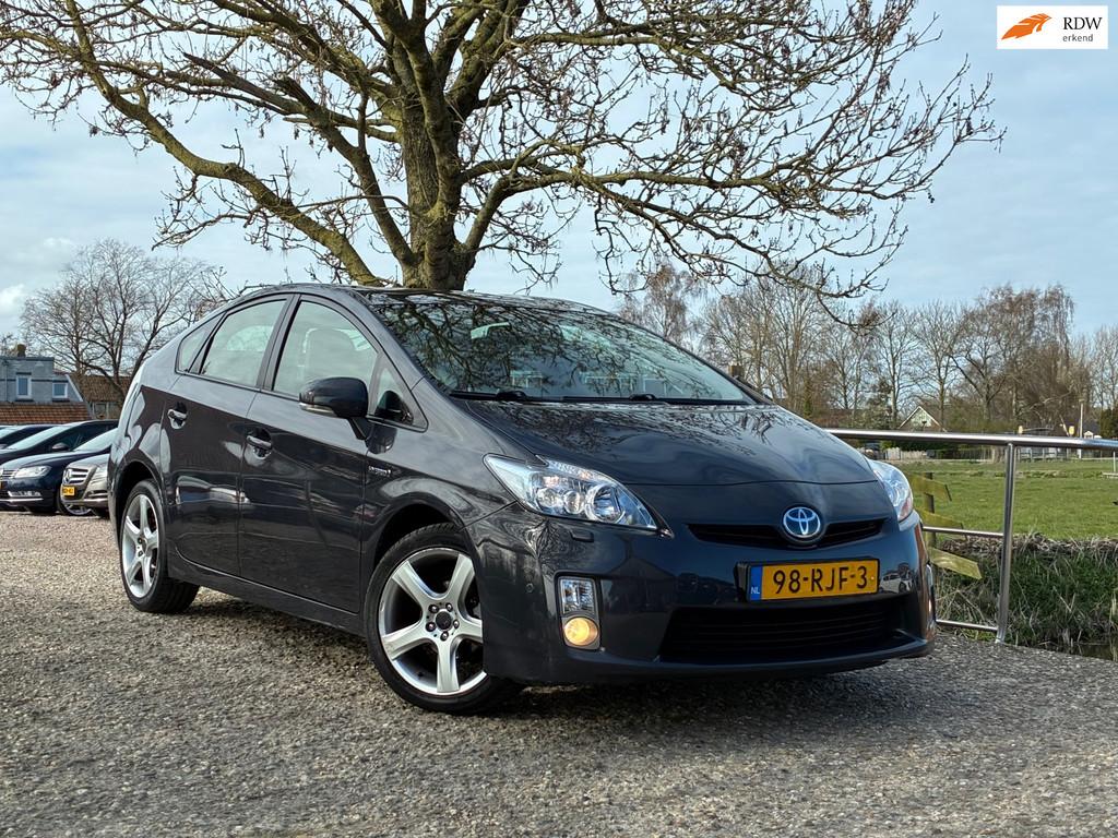 Toyota Prius 1.8 Executive Business |HUD + Cruise + Clima +, Stof, Gebruikt, Zwart, 4 cilinders