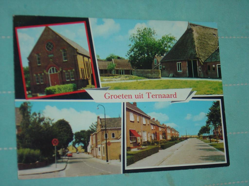 17) Kleuren ansichtkaart Ternaard, Ophalen of Verzenden, 1960 tot 1980, Gelopen, Friesland