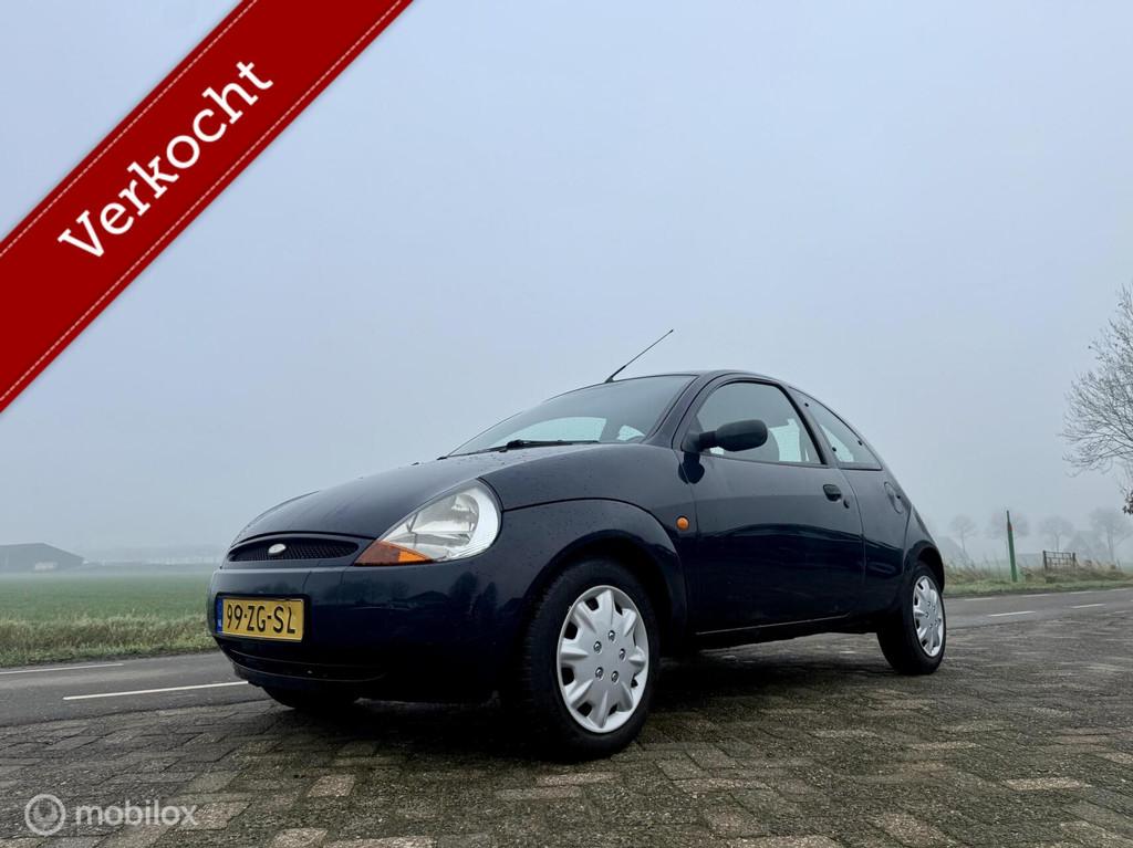 Ford Ka 1.3 Cool & Sound, BJ 2008, Airco, APK Jan 2027, NAP, Auto's, Voorwielaandrijving, 1299 cc, Gebruikt, 31 €/maand