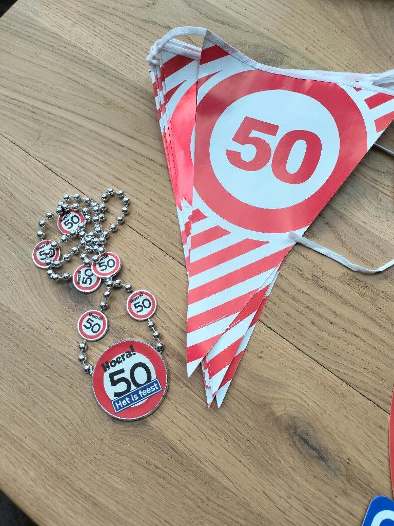 Versiering Sarah 50 jaar, Ophalen of Verzenden, Zo goed als nieuw, Versiering, Abraham of Sarah