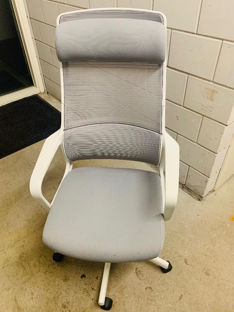 Ergonomic Office Chair - Amsterdam, Ophalen, Gebruikt, Wit, Bureaustoel