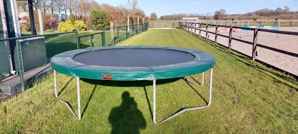 Te koop Berg trampoline 3,40 mtr., Ophalen of Verzenden