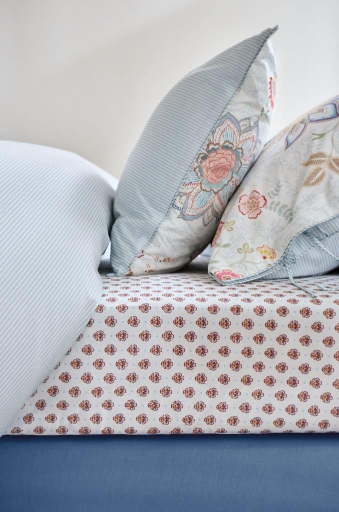 Pip Studio Hoeslaken Jaipur Flower nieuwe collectie, Huis en Inrichting, Slaapkamer | Beddengoed, Eenpersoons, Verzenden, Dekbedovertrek