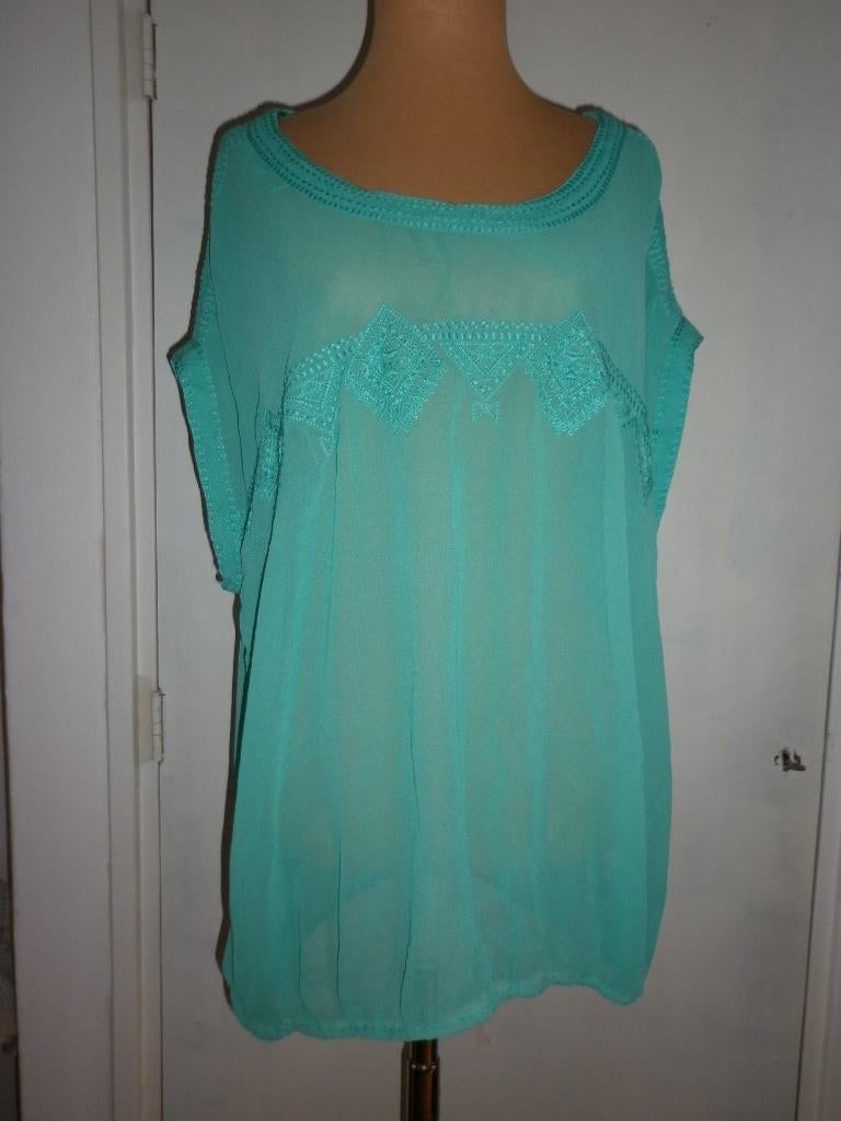 voile blouse maat 48, Verzenden, Nieuw, Overige kleuren, Blouse of Tuniek